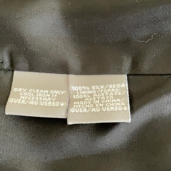 Ellen Tracy. Elegant women's jacket black mao  collar one button size 6 - Picture 8 of 8